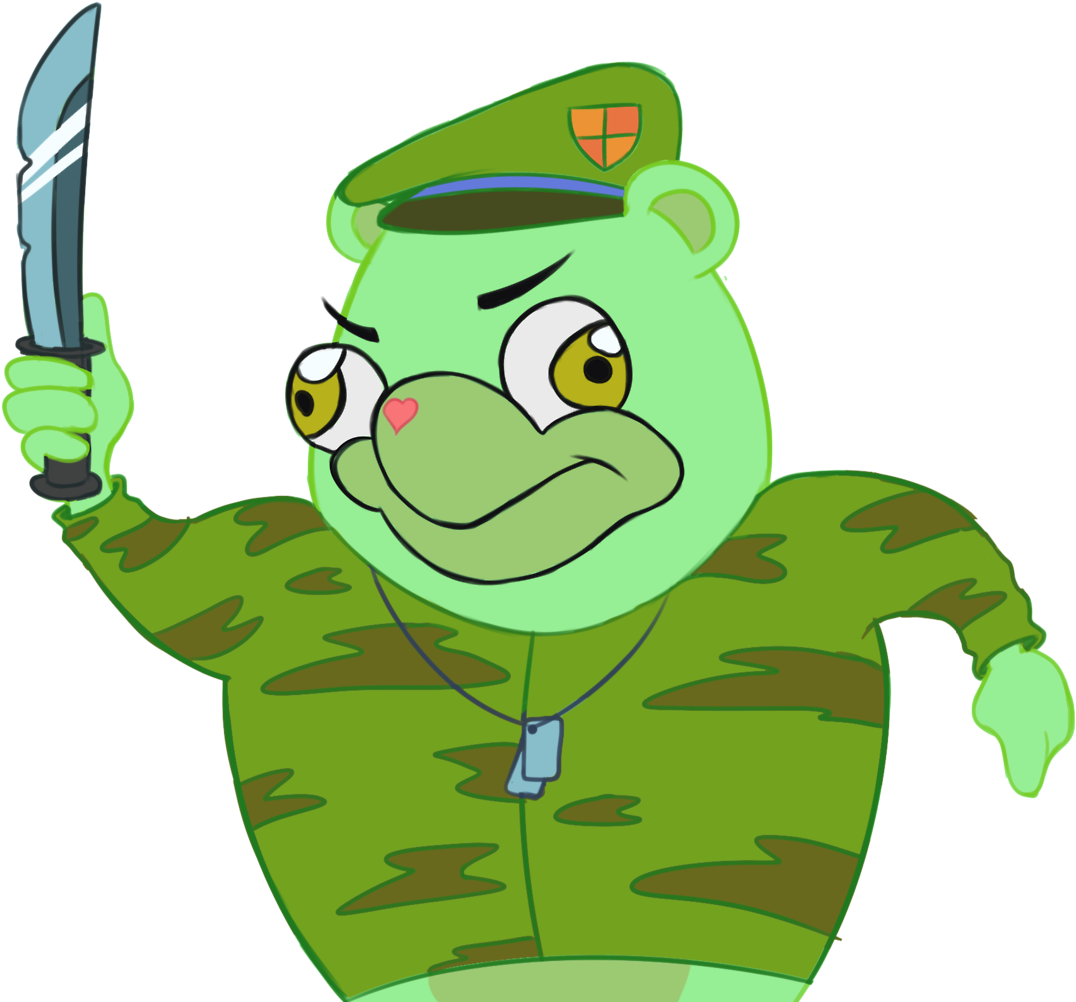 Ugandan_ Knuckles_ Military_ Version PNG