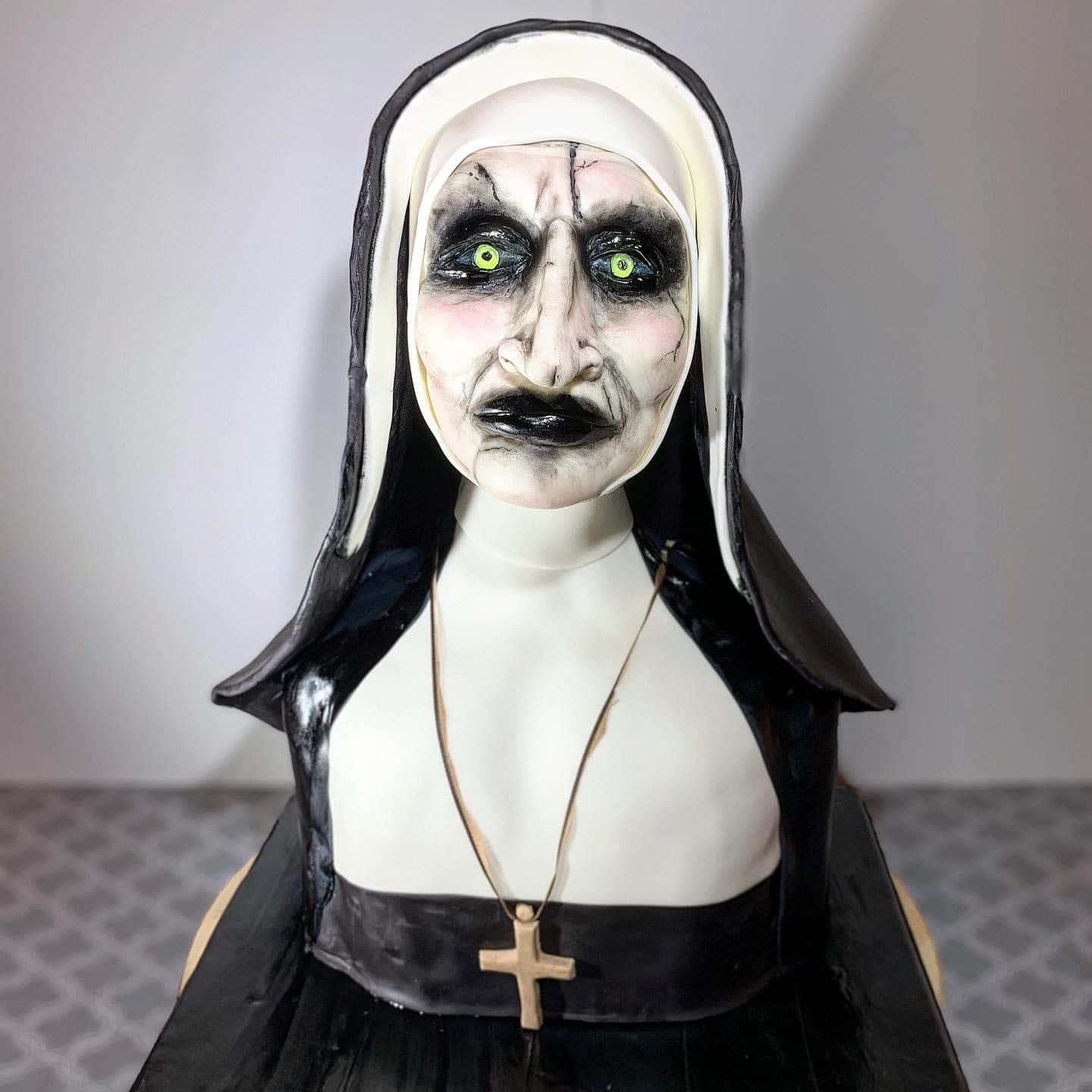 Halloween Nun Ugly Cake Picture