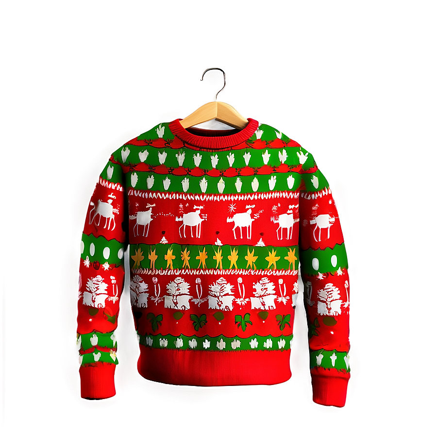 Ugly Christmas Sweater A PNG