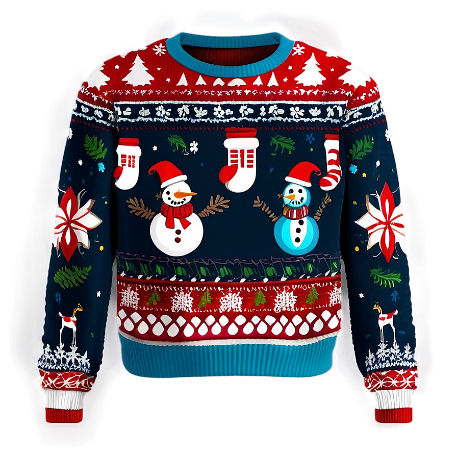 Ugly Christmas Sweater B PNG