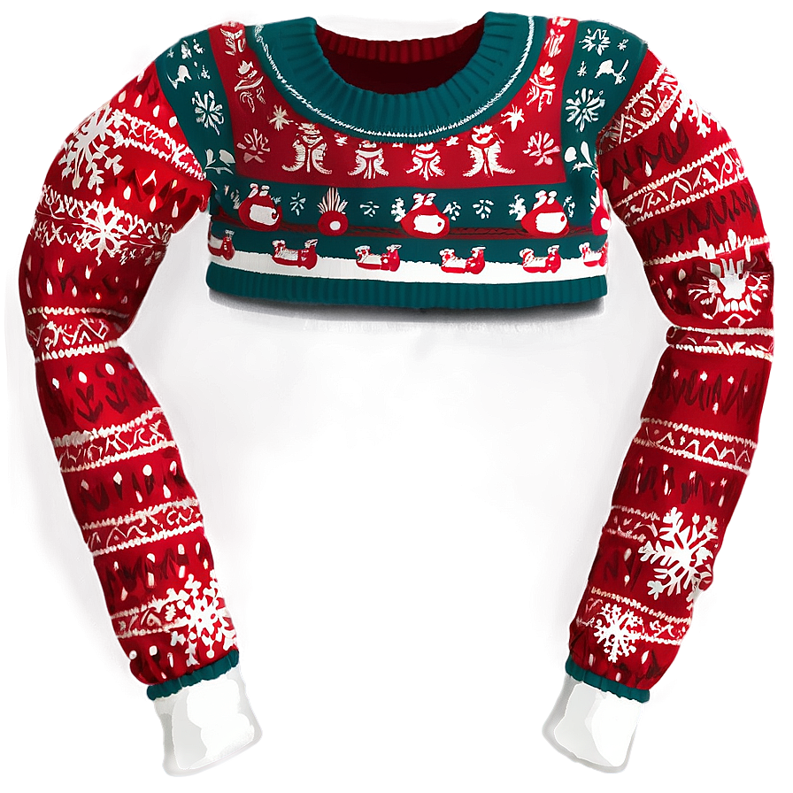 Ugly Christmas Sweater C PNG