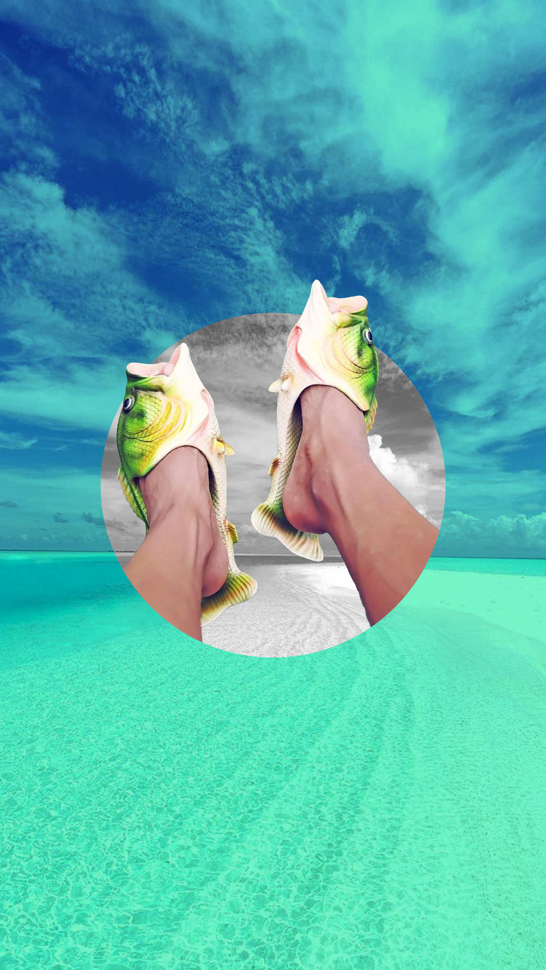 Ugly Fish Slippers Wallpaper