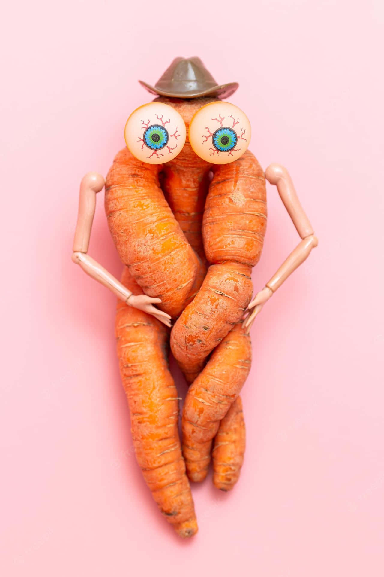 Ugly Funny Carrot Morph Wallpaper