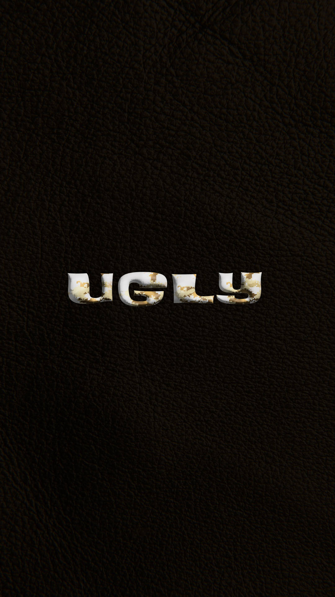 Ugly Leather-Textured Background Wallpaper