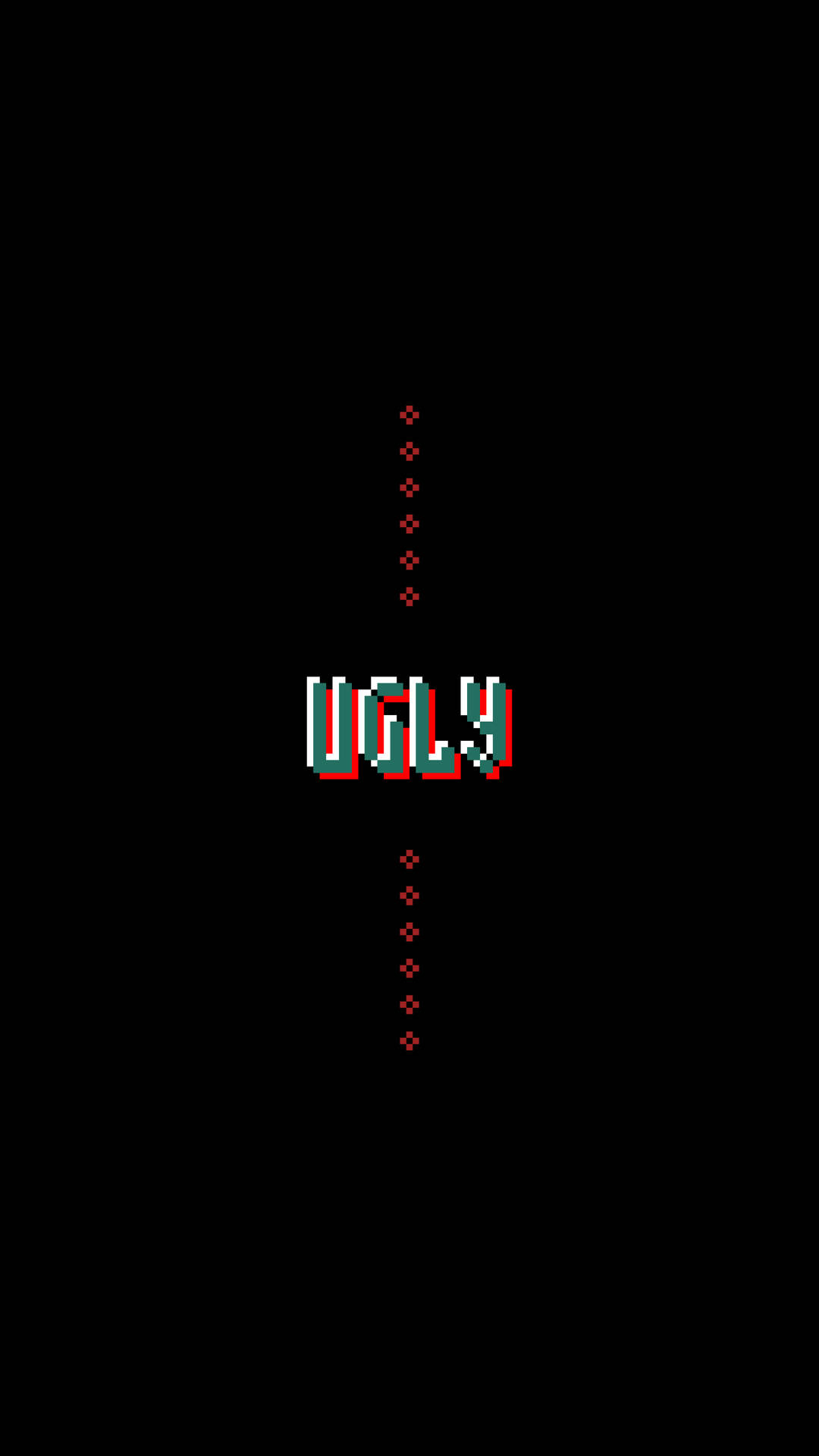 Ugly Pixel Font Wallpaper