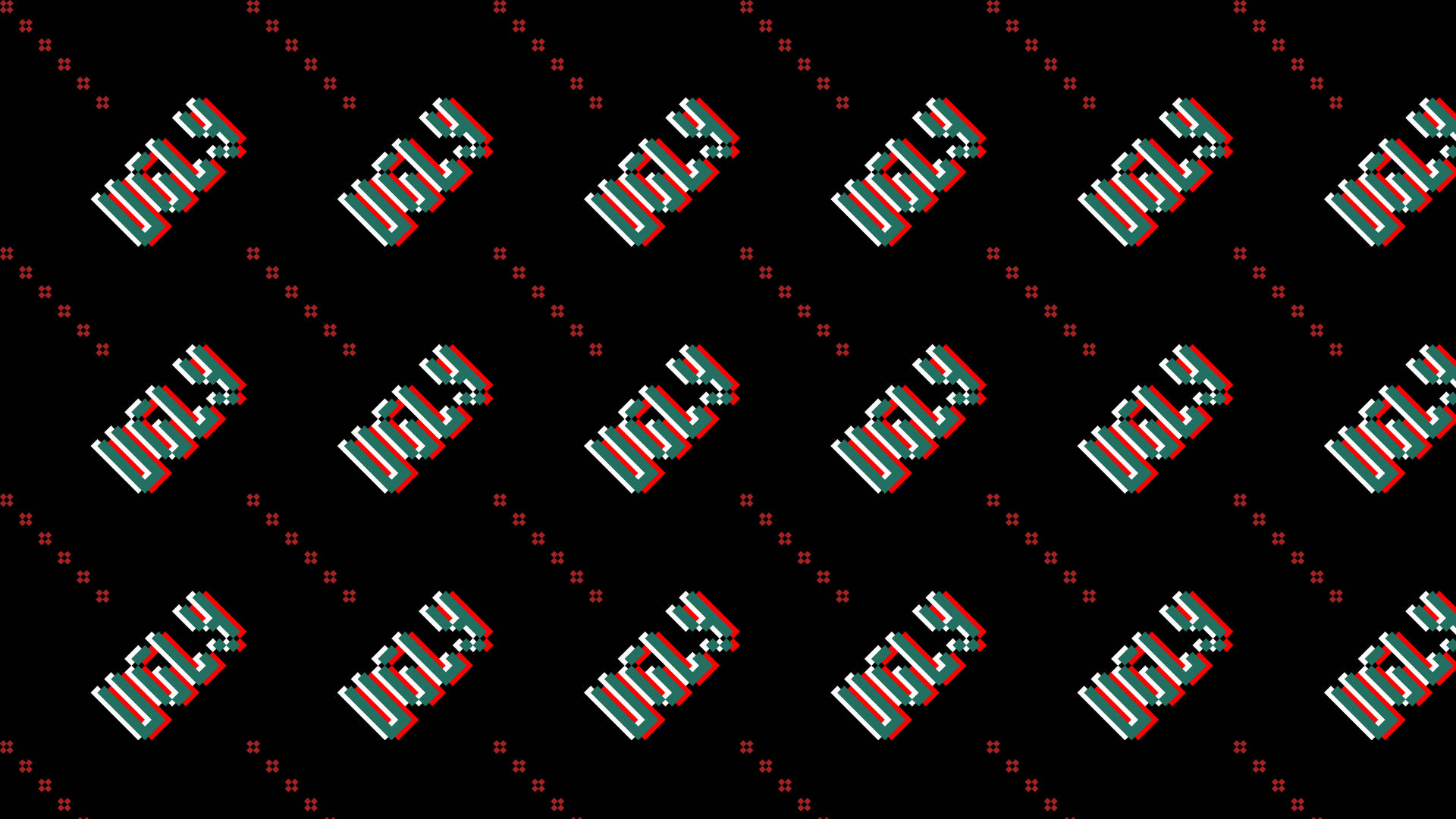 Ugly Pixel Lettering Wallpaper