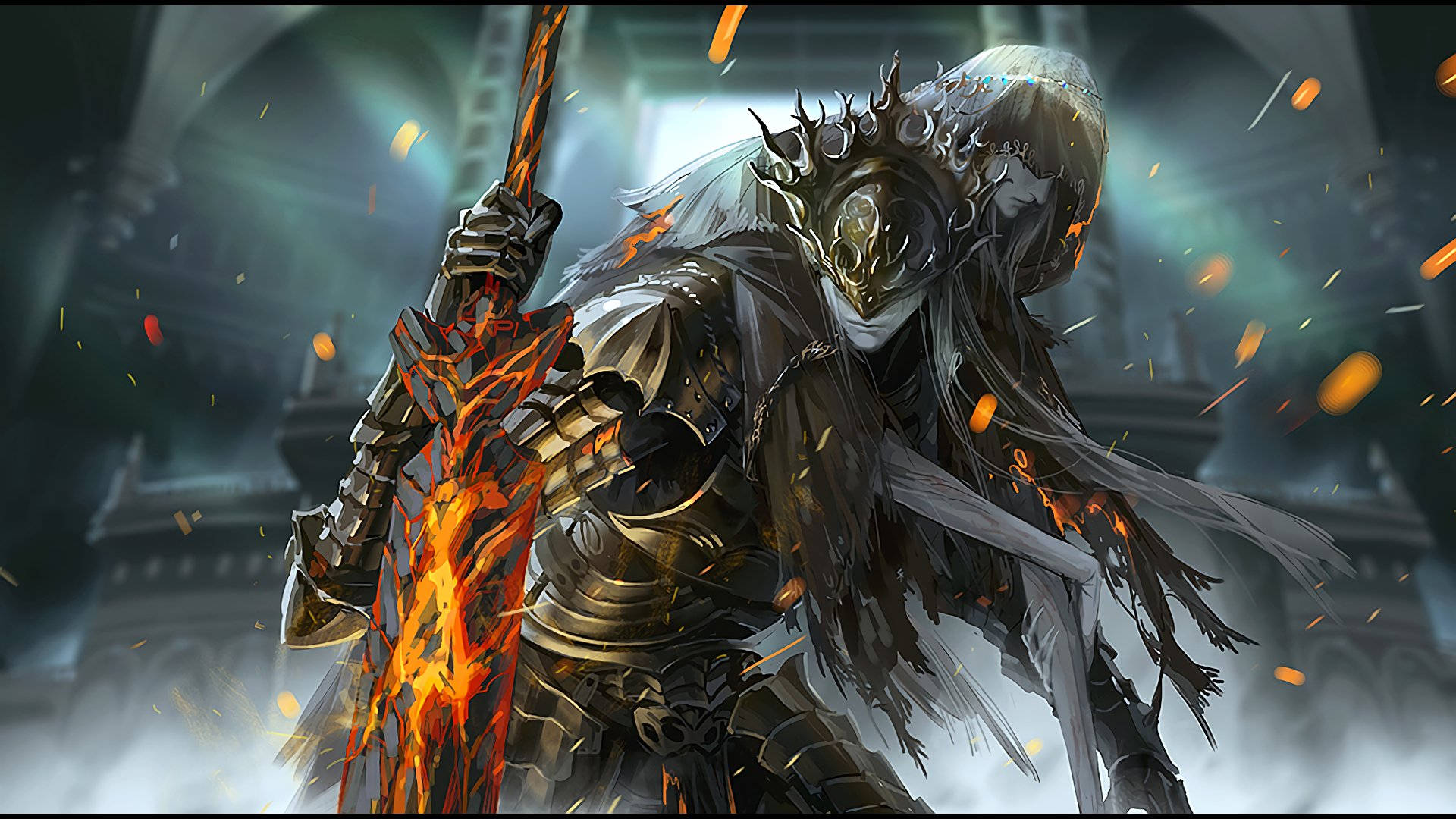 Dark Souls 3 - The Twin Princes Battle Wallpaper