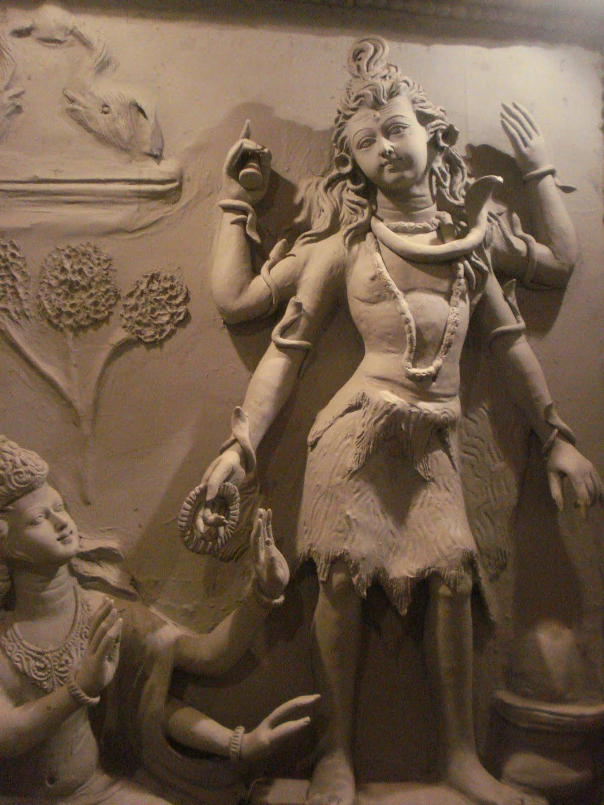 Ujjainmahakal Shiva-målning Som Tapet På Datorn Eller Mobilen. Wallpaper