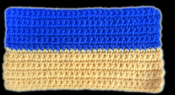 Ukraine Flag Knitted Texture PNG