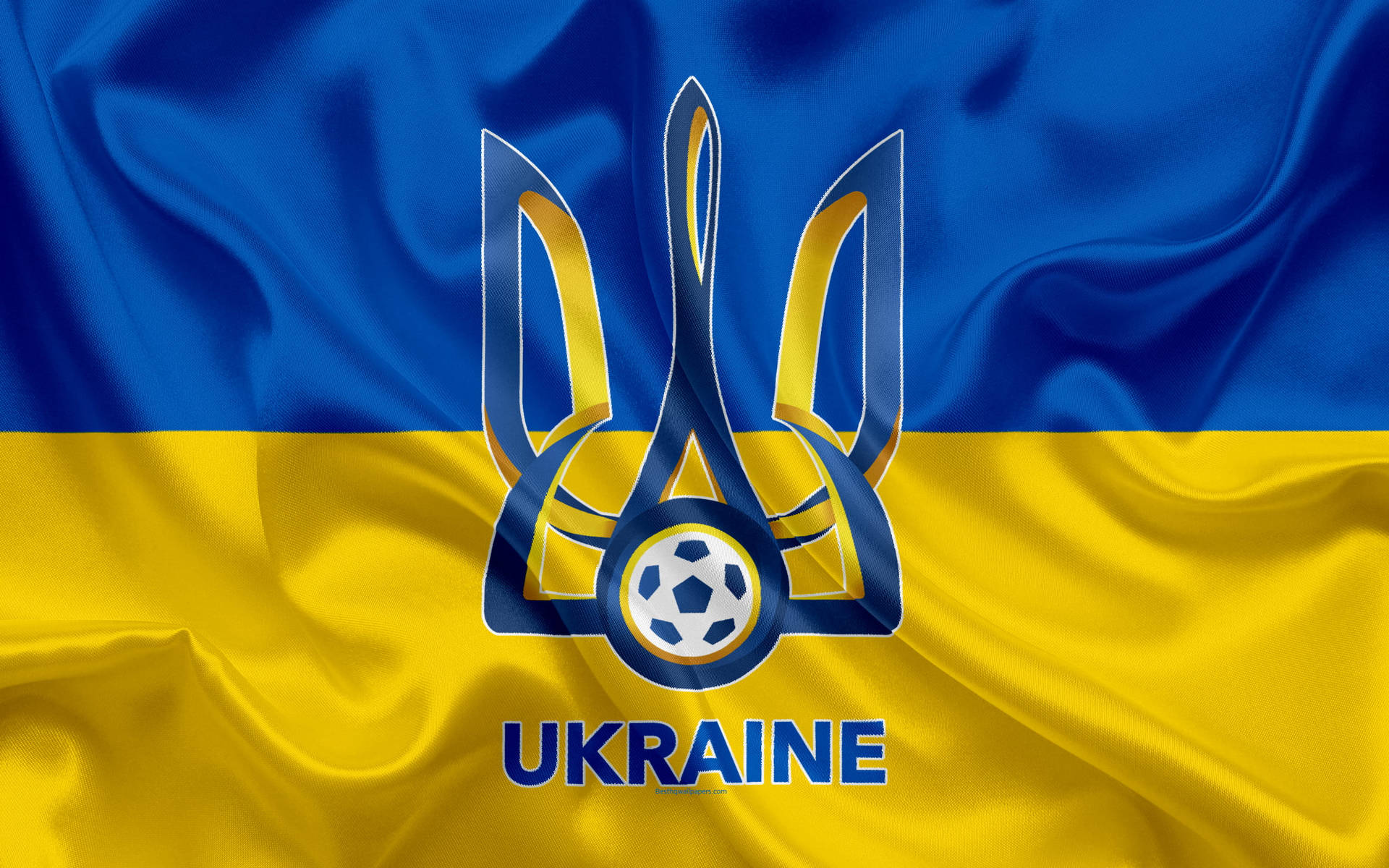 Ukraine Flag National Football Team Background