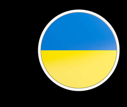 Ukraine_ Flag_ Round_ Icon PNG