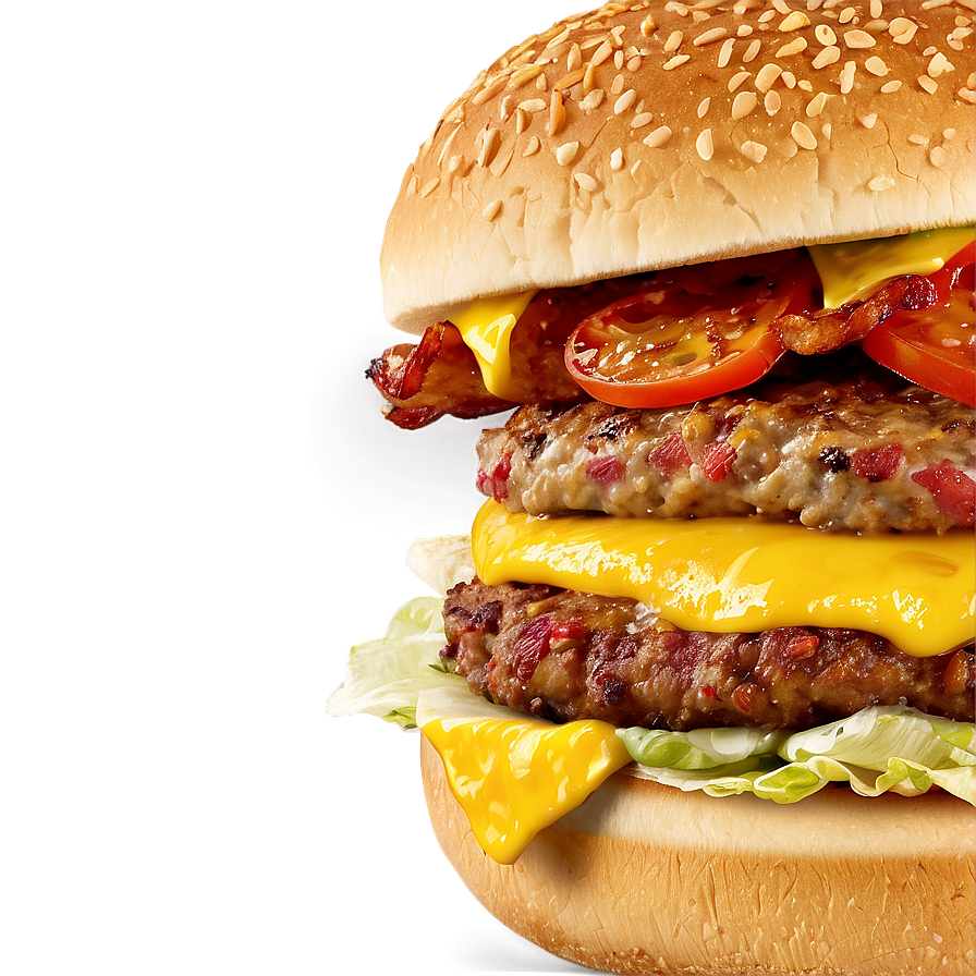 Download Ultimate Bacon Cheeseburger Png Mtf95