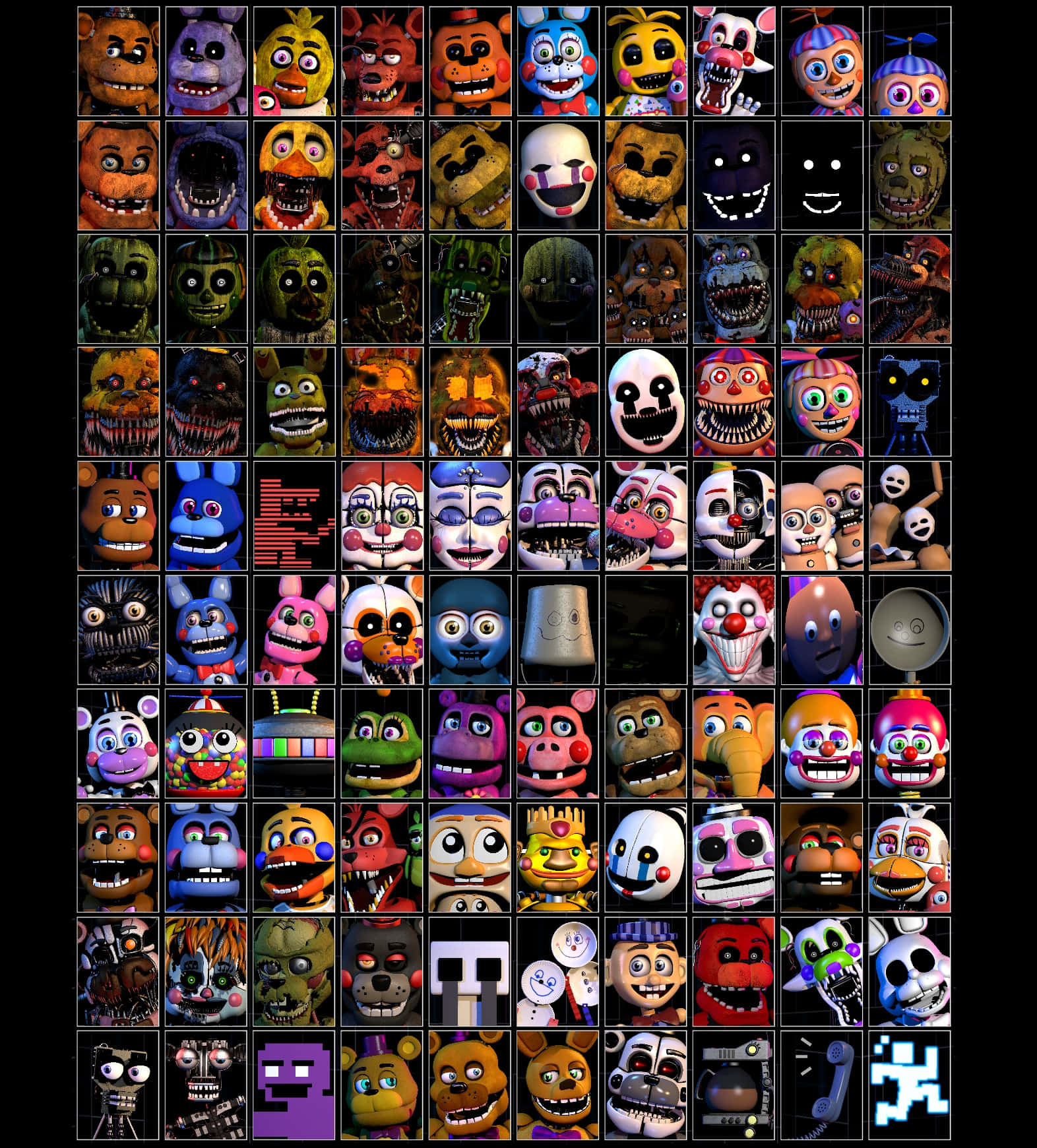 The Ultimate Custom Night Game Experience Wallpaper