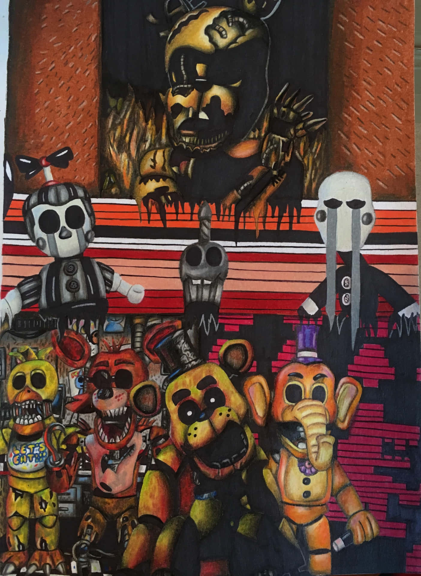 Ultimate Custom Night - An Exciting Horror Game Experience Wallpaper