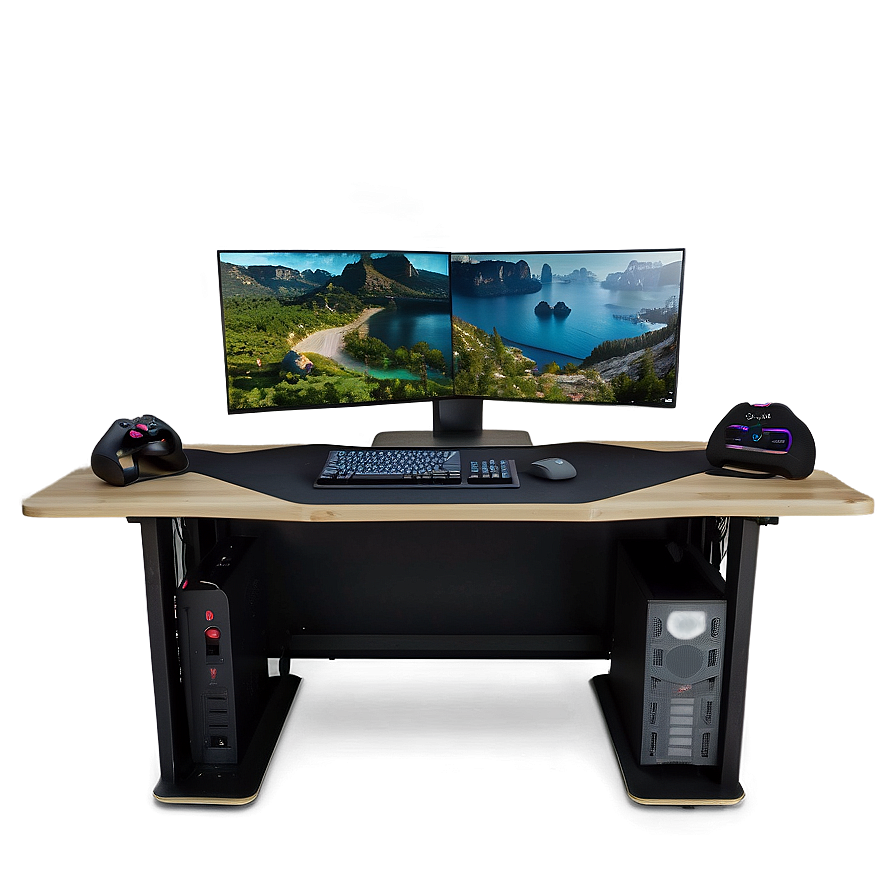 Ultimate Gaming Desk Setup Png 36 PNG