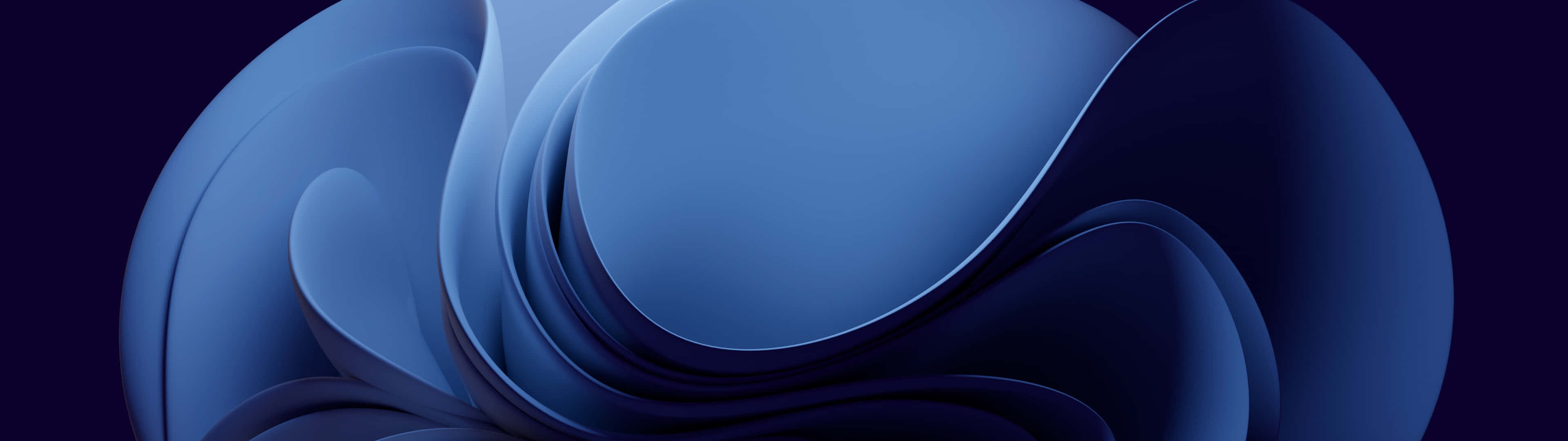 Blue Swirl Ultra Hd Dual Monitor - Wallpaper Wallpaper