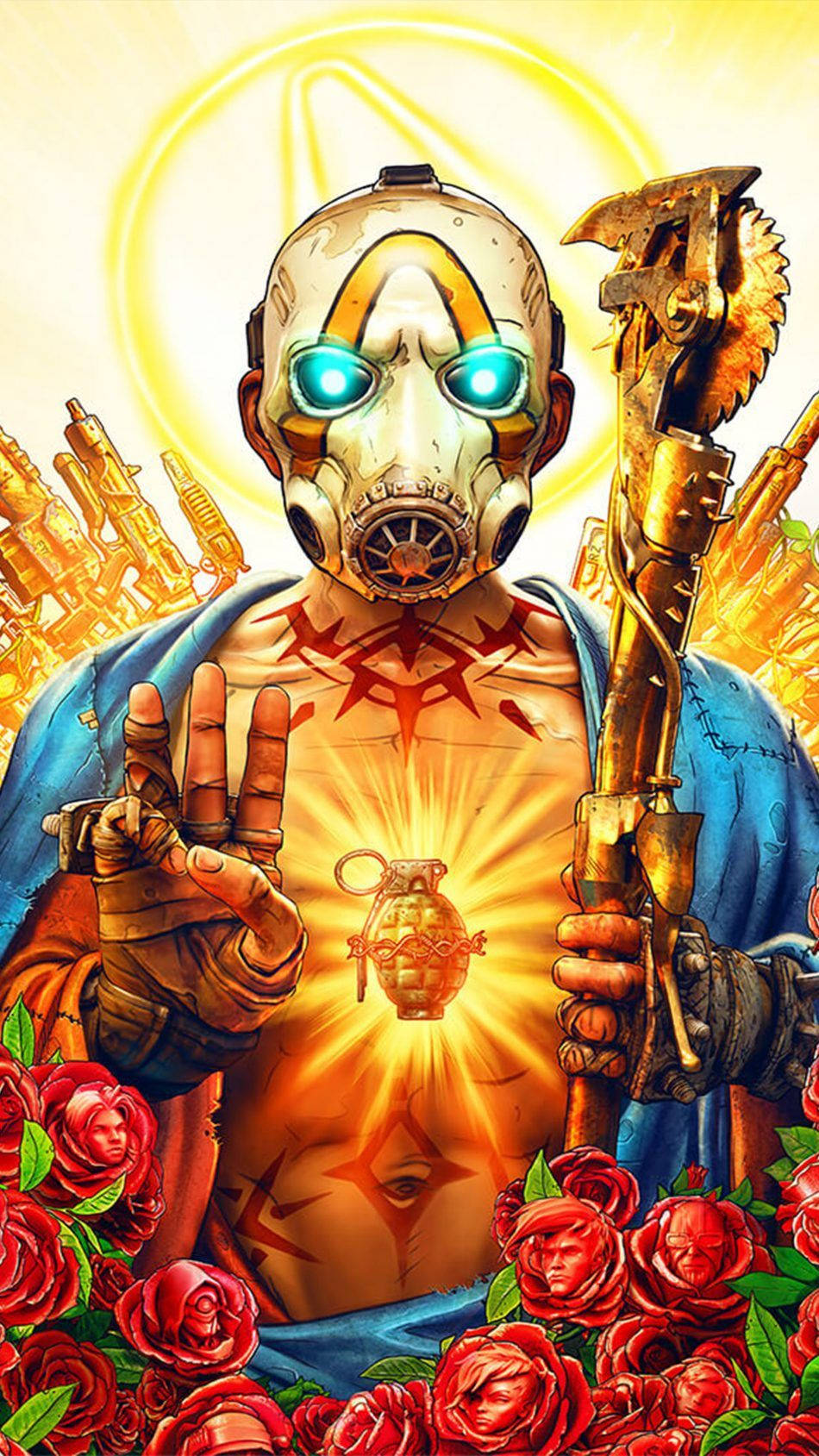 Get crazy and unleash your inner Psycho with Borderlands Wallpaper
