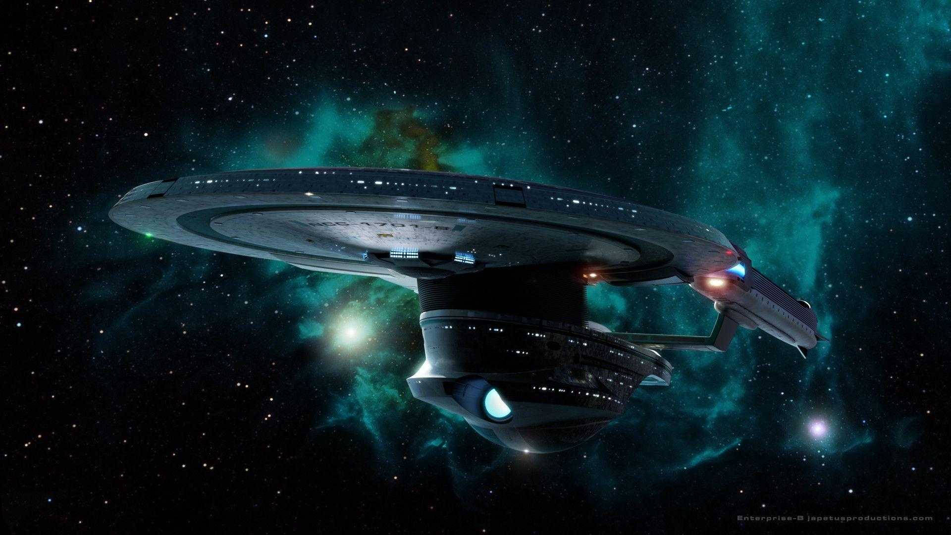 Ultra-HD wallpaper of Star Trek Ship. 