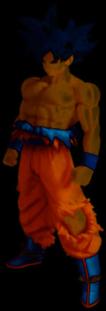 Ultra Instinct Goku Aura Glow PNG