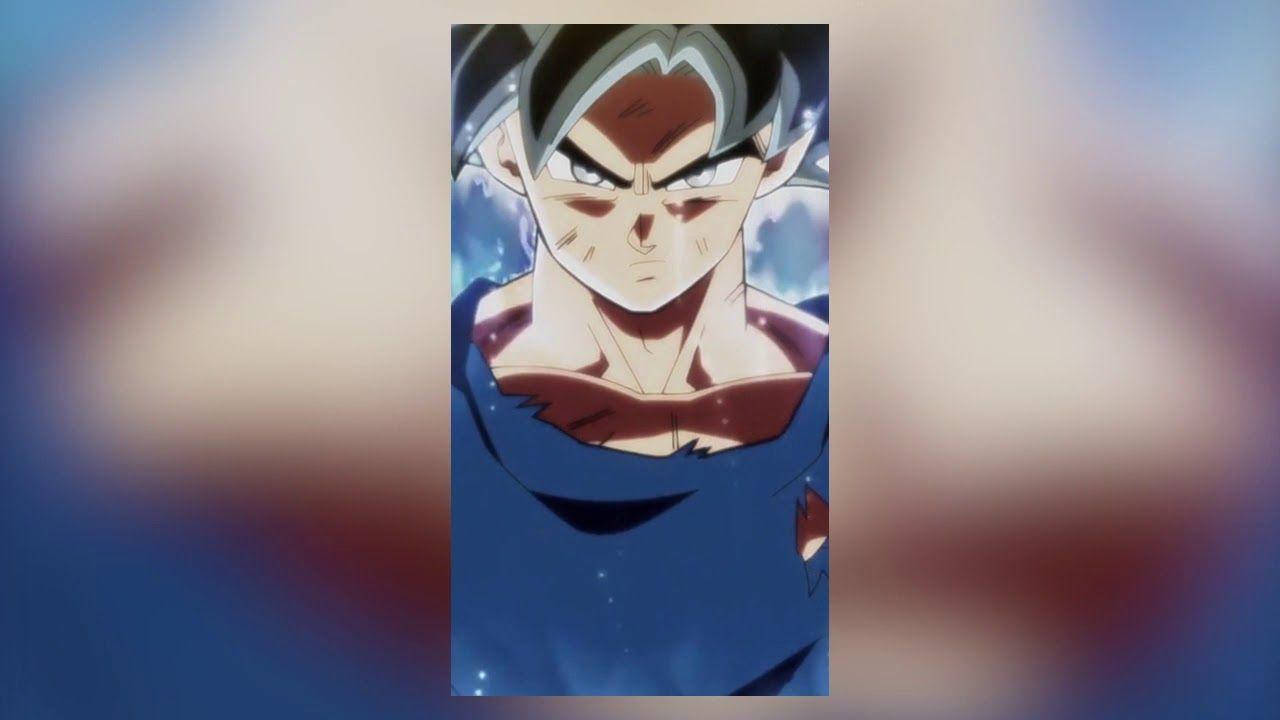 Ultrainstinct Goku Blur Artwork - Superinstinkt Goku Suddig Konstverk Wallpaper