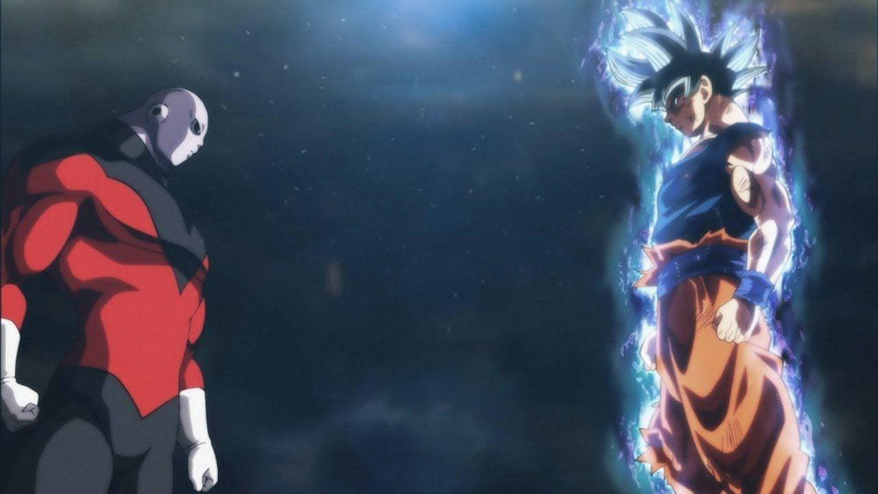 Download Ultra Instinct Goku Facing Jiren Wallpaper 