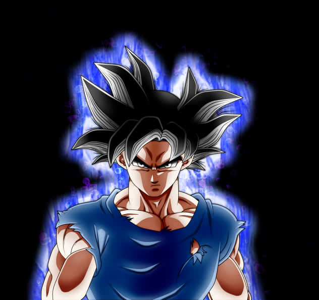 Ultra Instinct Goku Power Up PNG