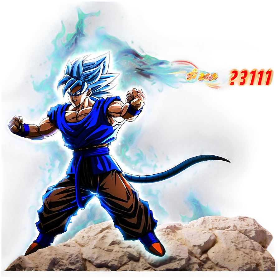 Ultra Instinct Goku Silhouette Png Iss75 PNG