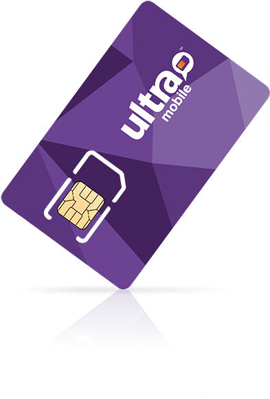 Ultra Mobile S I M Card Reflection PNG