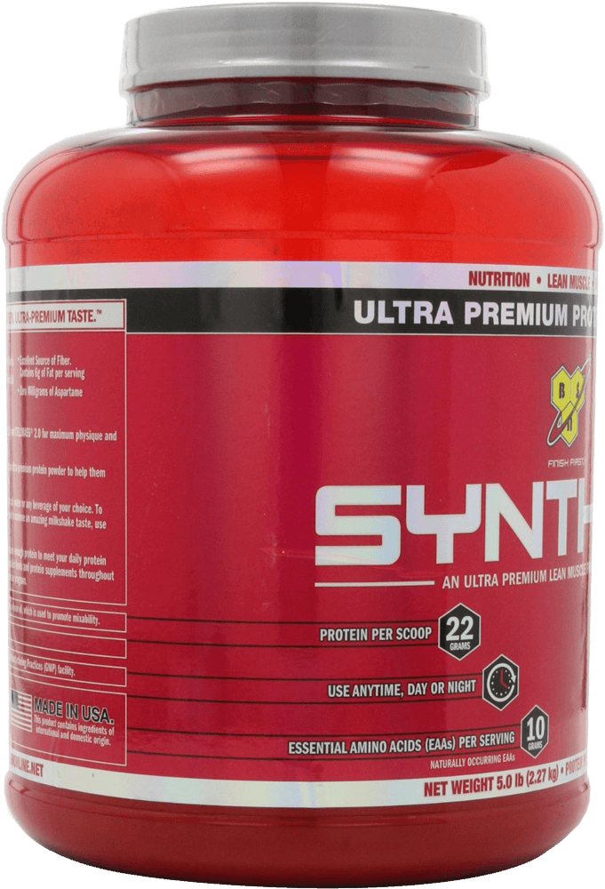 Ultra Premium Protein Powder Container PNG