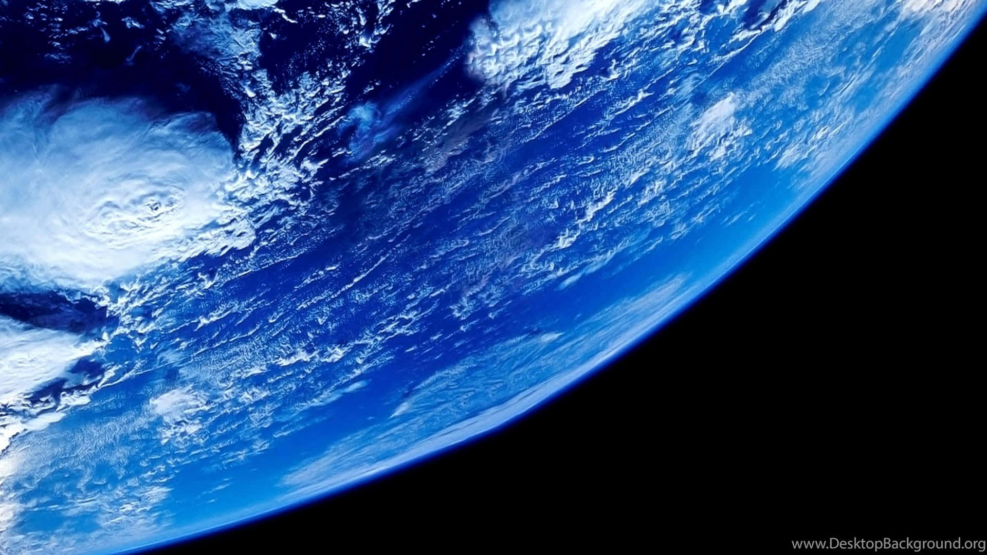 A View Of The Earth From Space Wallpaper