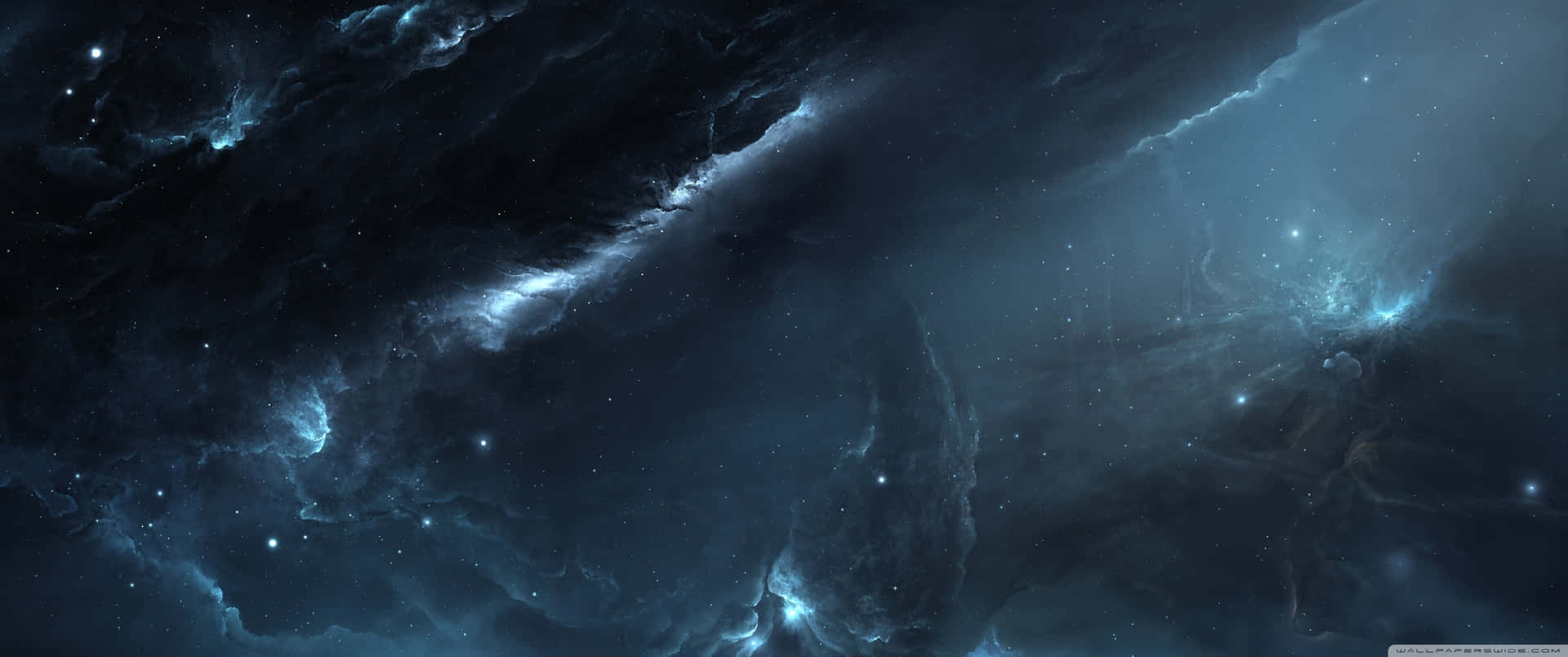 Enjoy a breathtaking view of outer space in Ultra Wide 3440x1440 Wallpaper