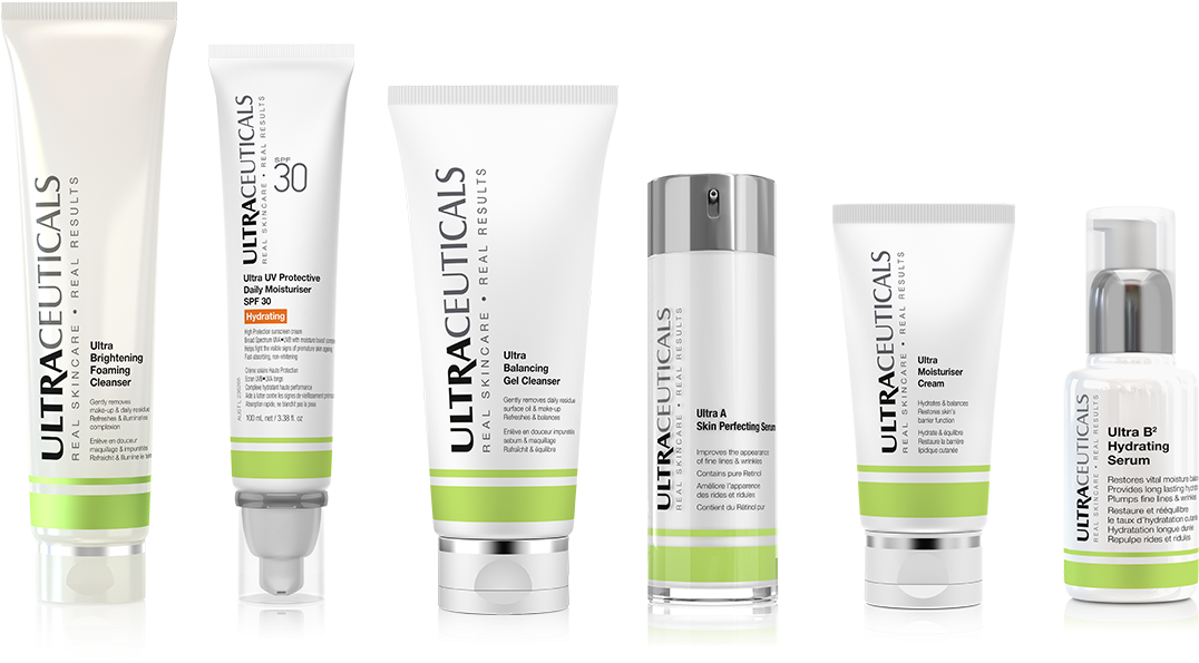 Ultraceuticals Skincare Product Lineup PNG