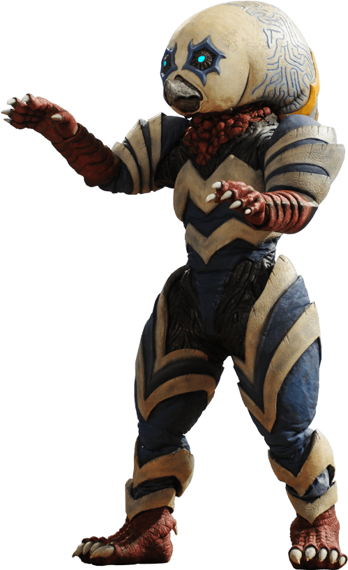 Ultraman Alien Character Model PNG