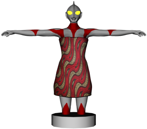 Ultraman Fashion Redesign PNG