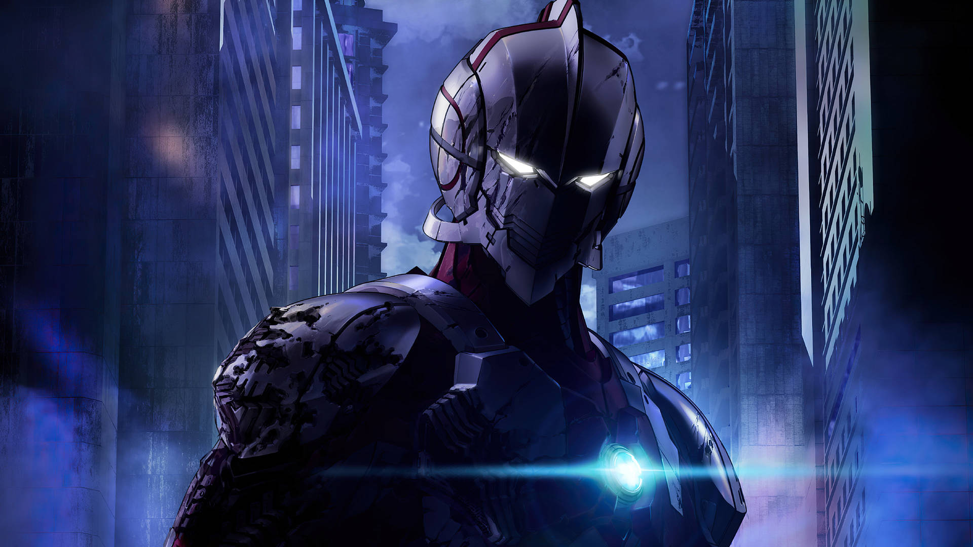Ultraman I Skygge Wallpaper