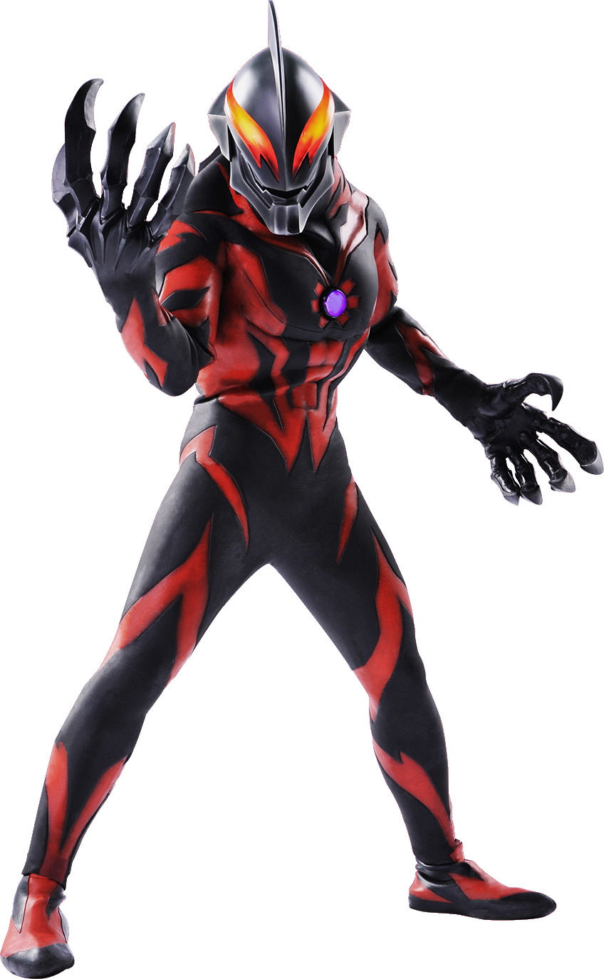 Ultraman Redand Black Suit PNG