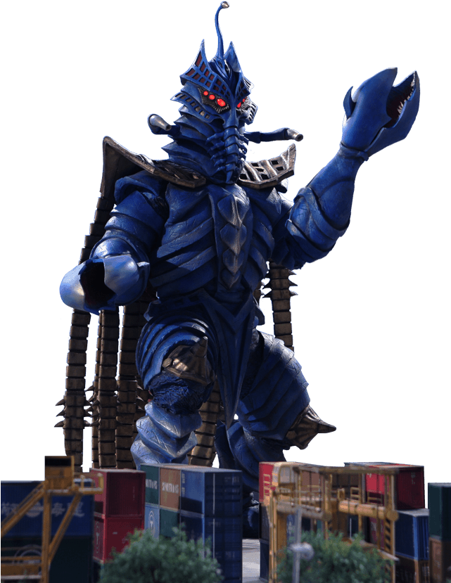 Ultraman_ Blue_ Kaiju_ Attack PNG