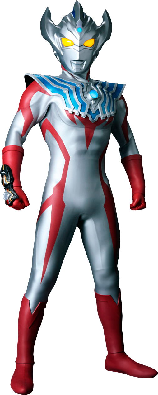 Ultraman_ Zero_ Standing_ Pose PNG