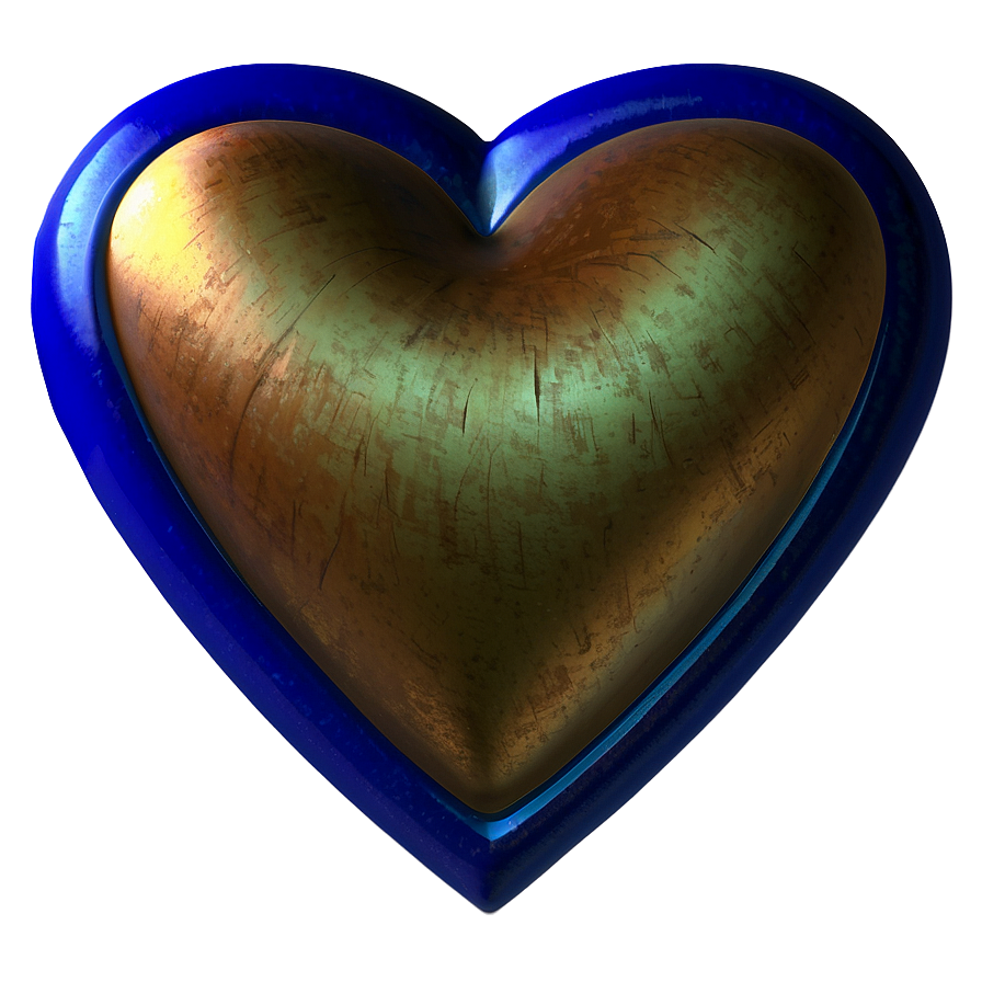 Ultramarine Blue Heart Icon Png 24 PNG