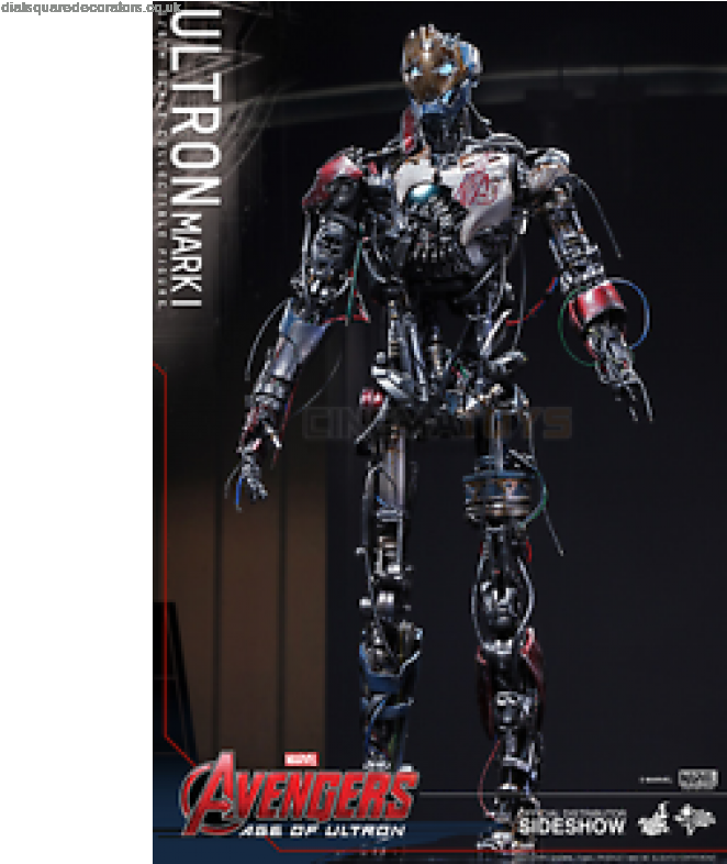 Ultron Mark I Collectible Figure PNG