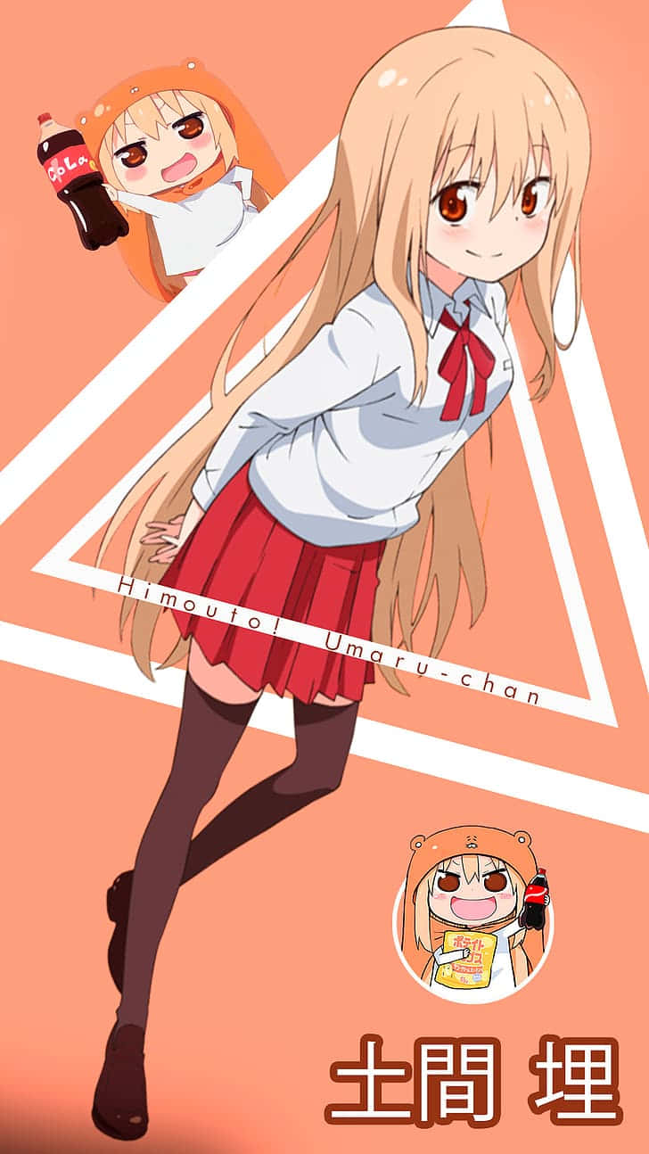 Umarudoma Skoluniform Orange Anime Wallpaper