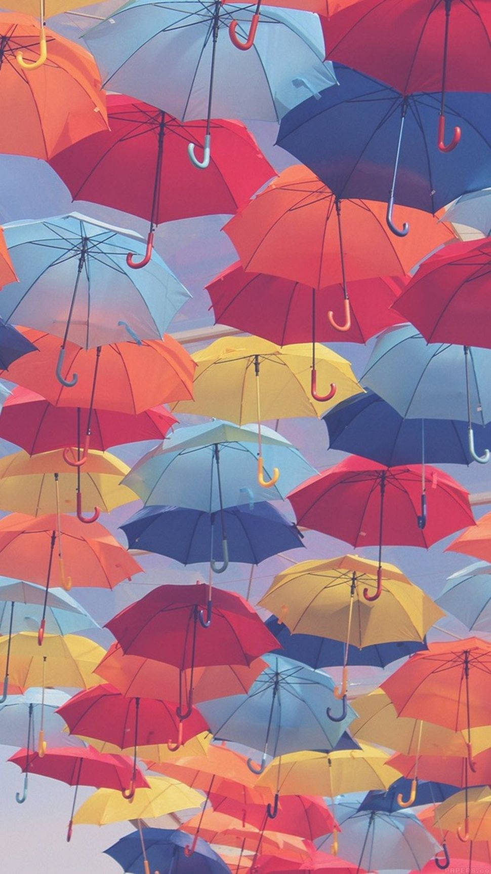 Regenschirmgirly Sperrbildschirm Iphone Wallpaper