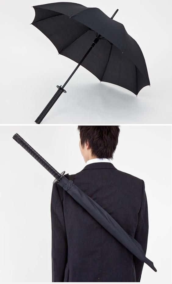 Take shelter from the elements with an umbrella!