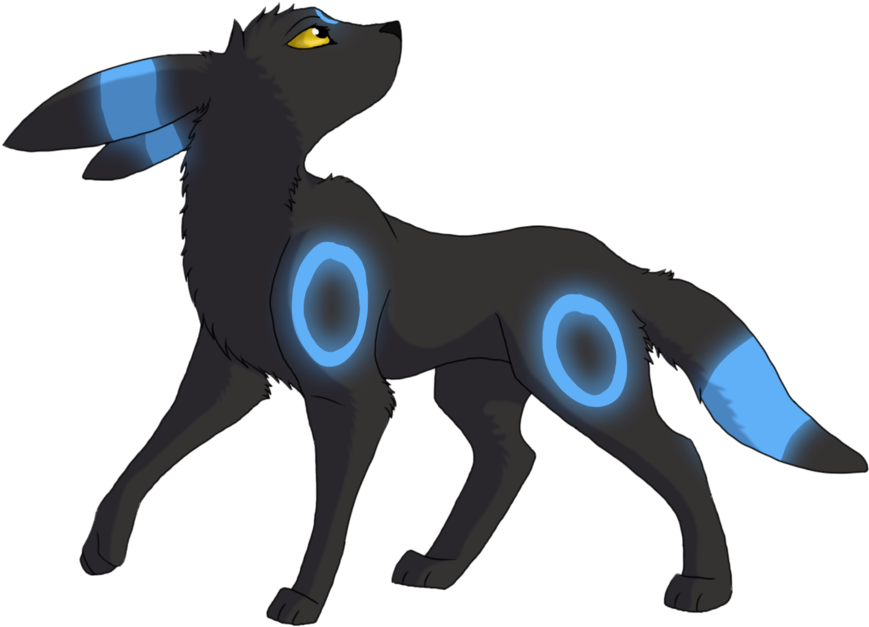 Umbreon Pokemon Fan Art PNG