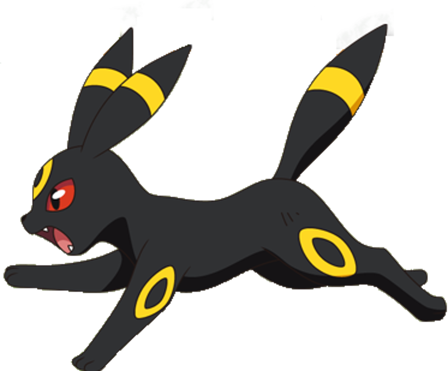 Umbreon Pokemon Running PNG