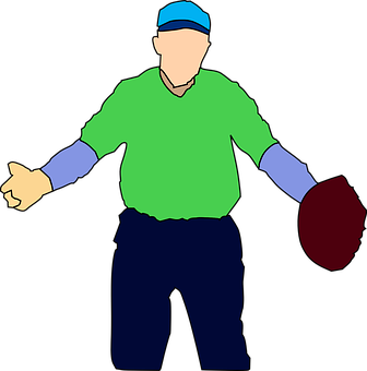 Umpire Signaling Outin Cricket PNG