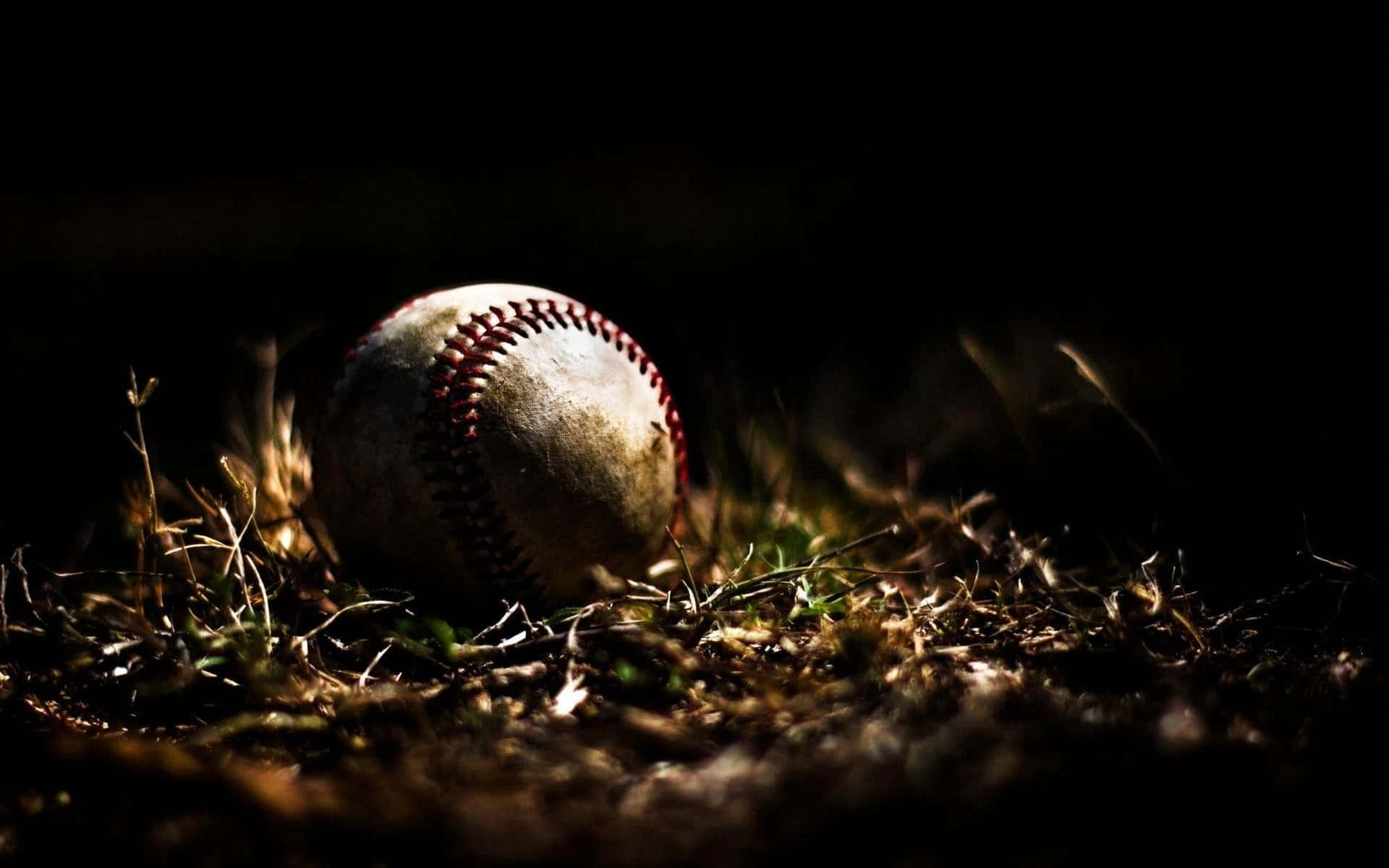 Un'incantevolemomenti Di Tramonto Sul Campo Da Baseball