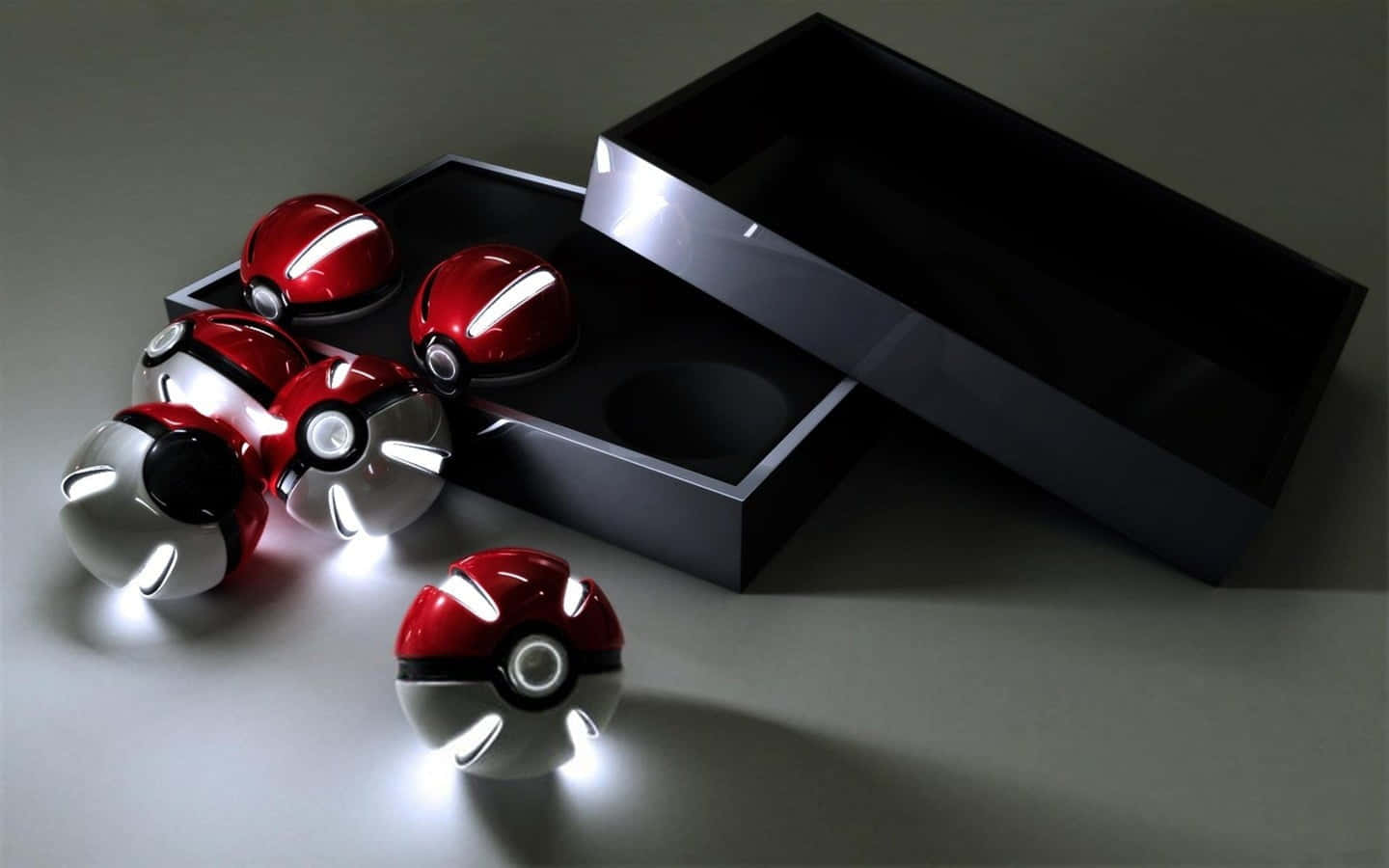 Unacolorida Colección De Juguetes De Pokémon En Exhibición. Fondo de pantalla