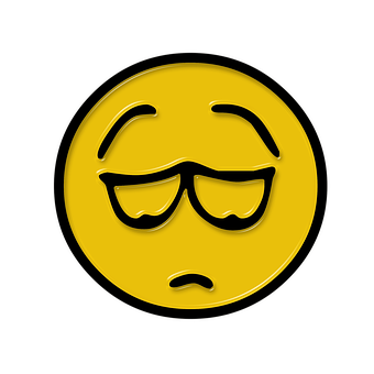 Unamused Yellow Emoji PNG