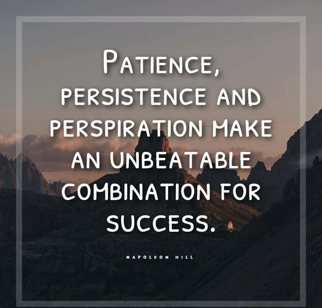 Unbeatable Combination For Success_ Quote Wallpaper